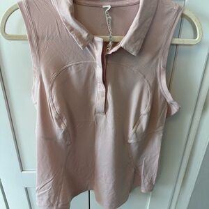 Lululemon soft pink top size 10